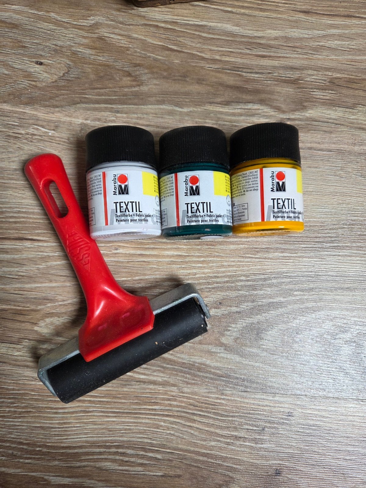 Marabu Textielverf Set met Roller, Ophalen of Verzenden, Zo goed als nieuw, Overige typen