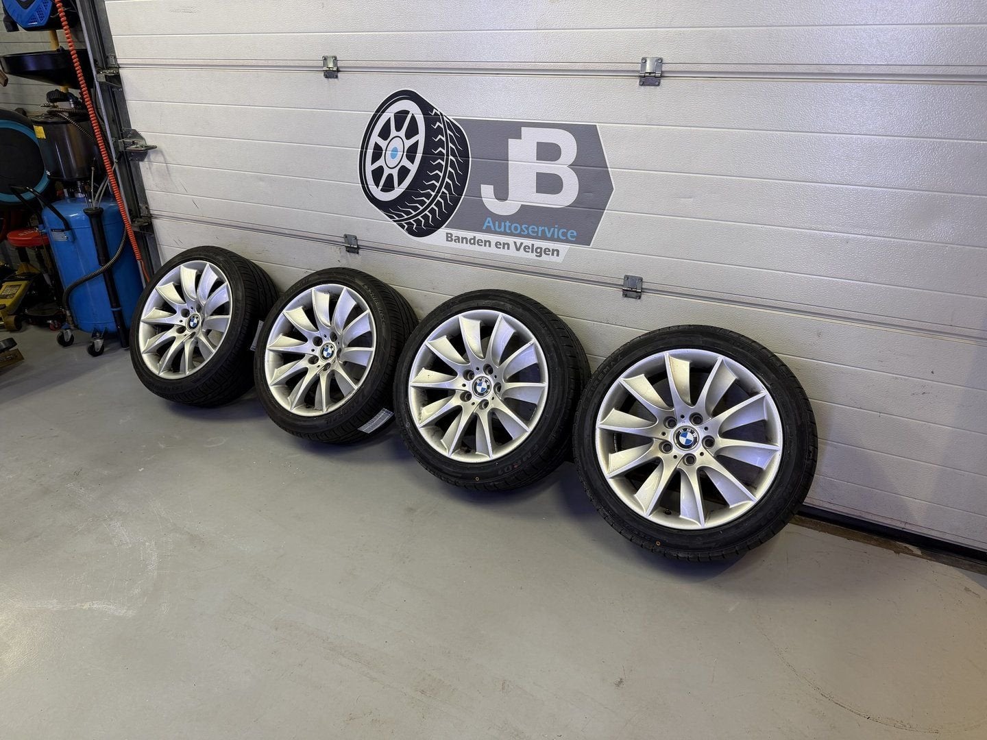 18inch Originele BMW Breedset Velgen Style 329 Nwe Banden! 5, 18 inch, Gebruikt, -, -