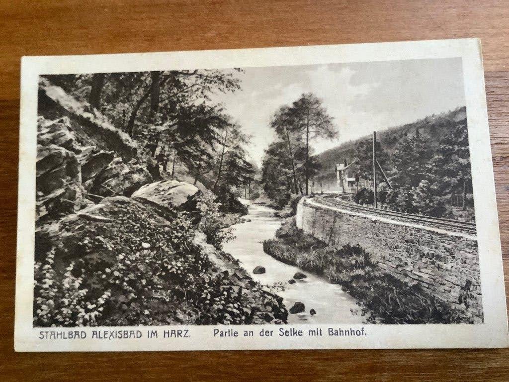 Stahlbad Alexisbad in Harz, Bahnhof am Selke, Ophalen of Verzenden, 1920 tot 1940, Duitsland