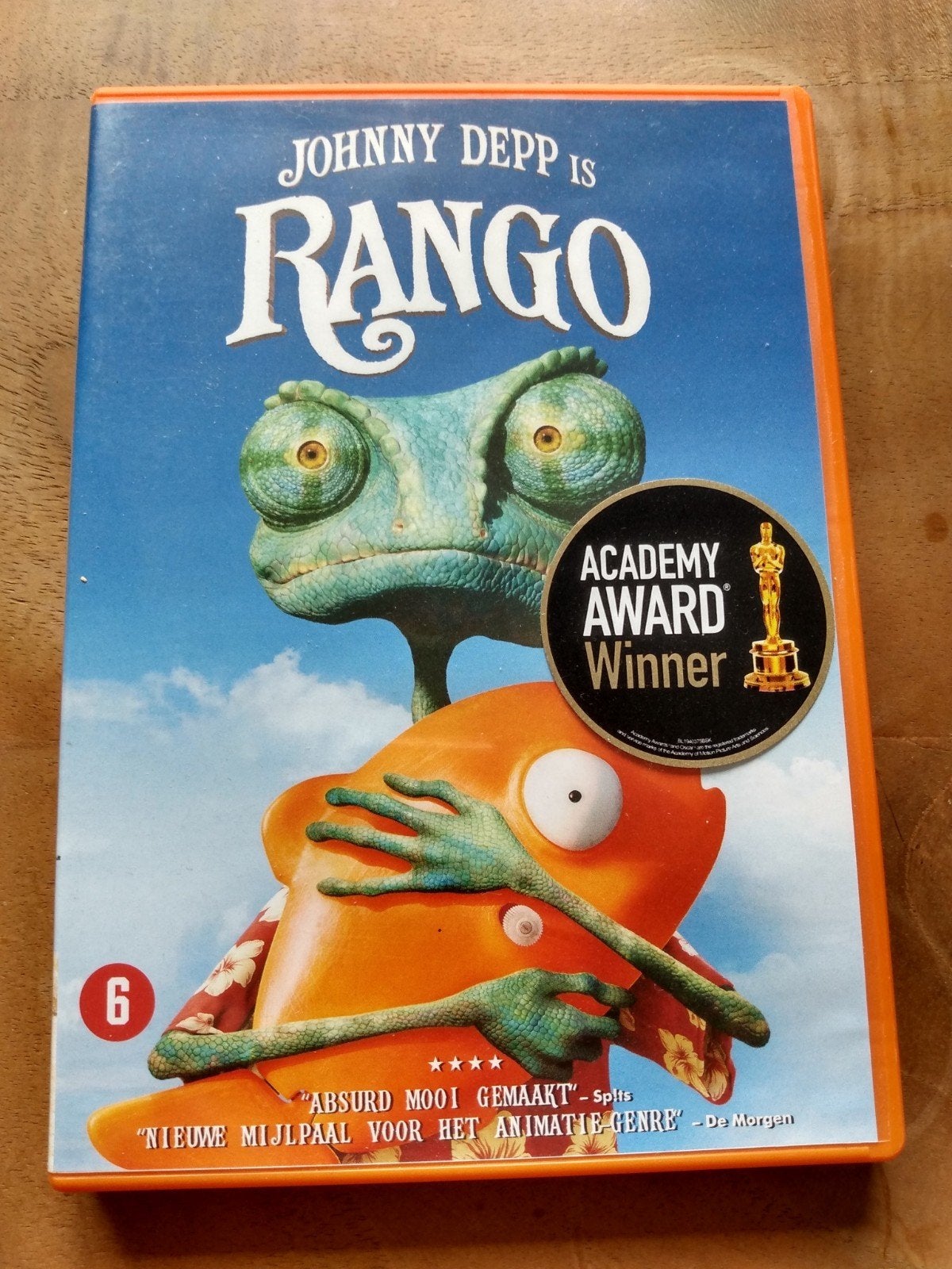 Rango DVD, Ophalen of Verzenden, Zo goed als nieuw