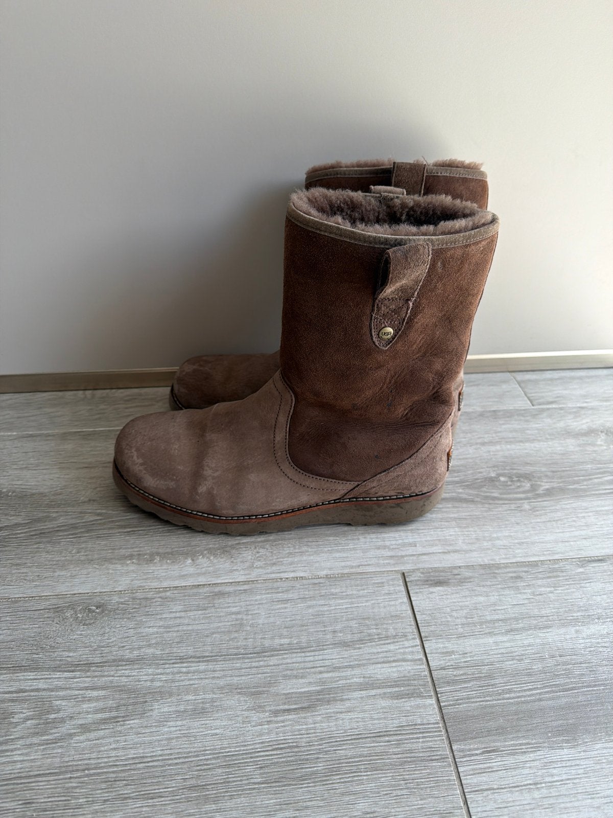 Originele UGG Heren Boots Maat 44 Bruin, Ophalen of Verzenden, Gedragen, Bruin, Boots