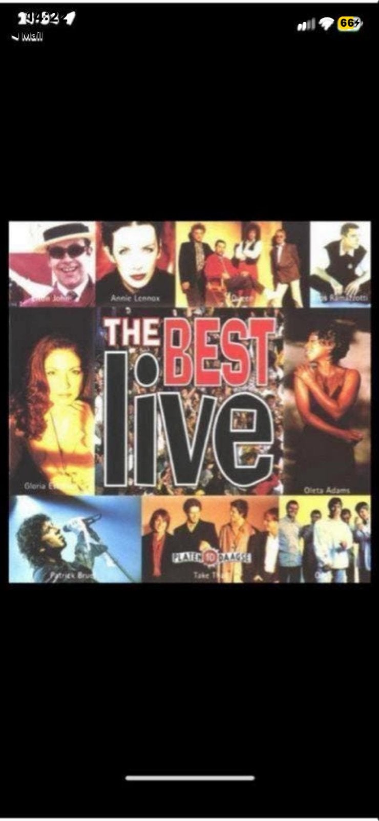 The Best Live CD - Diverse Artiesten, Cd's en Dvd's, Cd's | Verzamelalbums, Gebruikt, Overige genres, Ophalen of Verzenden, Inclusief boekje
