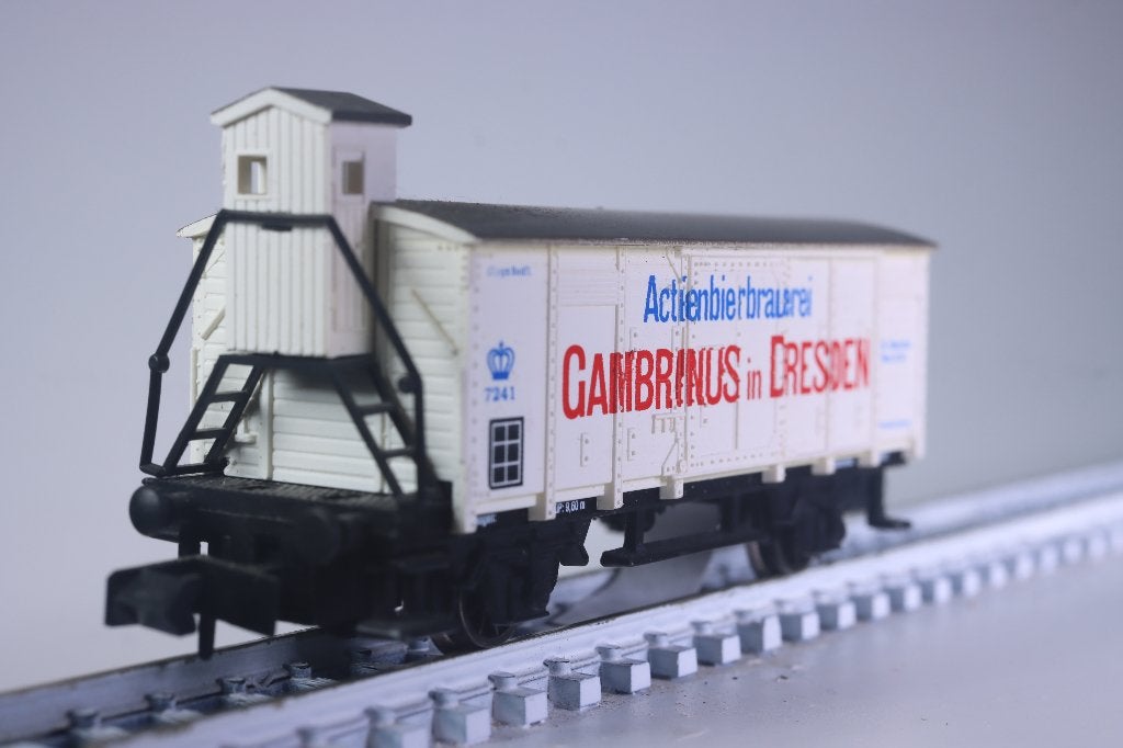 Koelwagon 'Gambrinus Dresden', wit, K.Sächs.St.E.B., Arnold, Gelijkstroom, Wagon, Ophalen of Verzenden