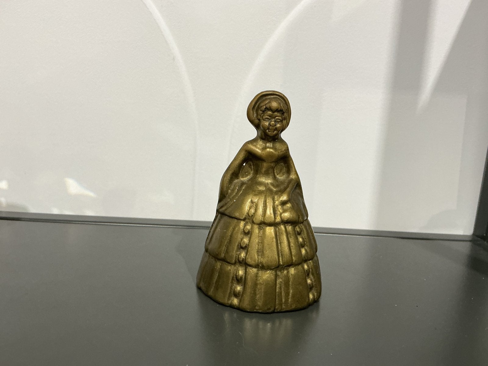 Vintage Messing Bel in Vrouwenfiguur Vorm, Antiek en Kunst, Ophalen of Verzenden