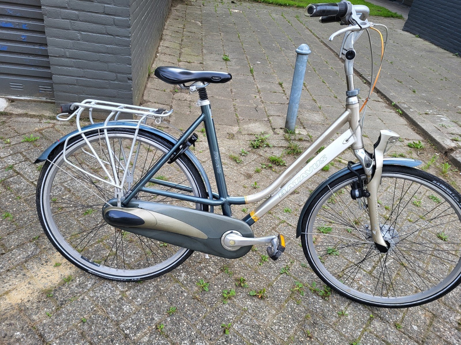 batavus staccato damesfiets 28 inch N8 H57, Ophalen, Gebruikt, Versnellingen, Batavus