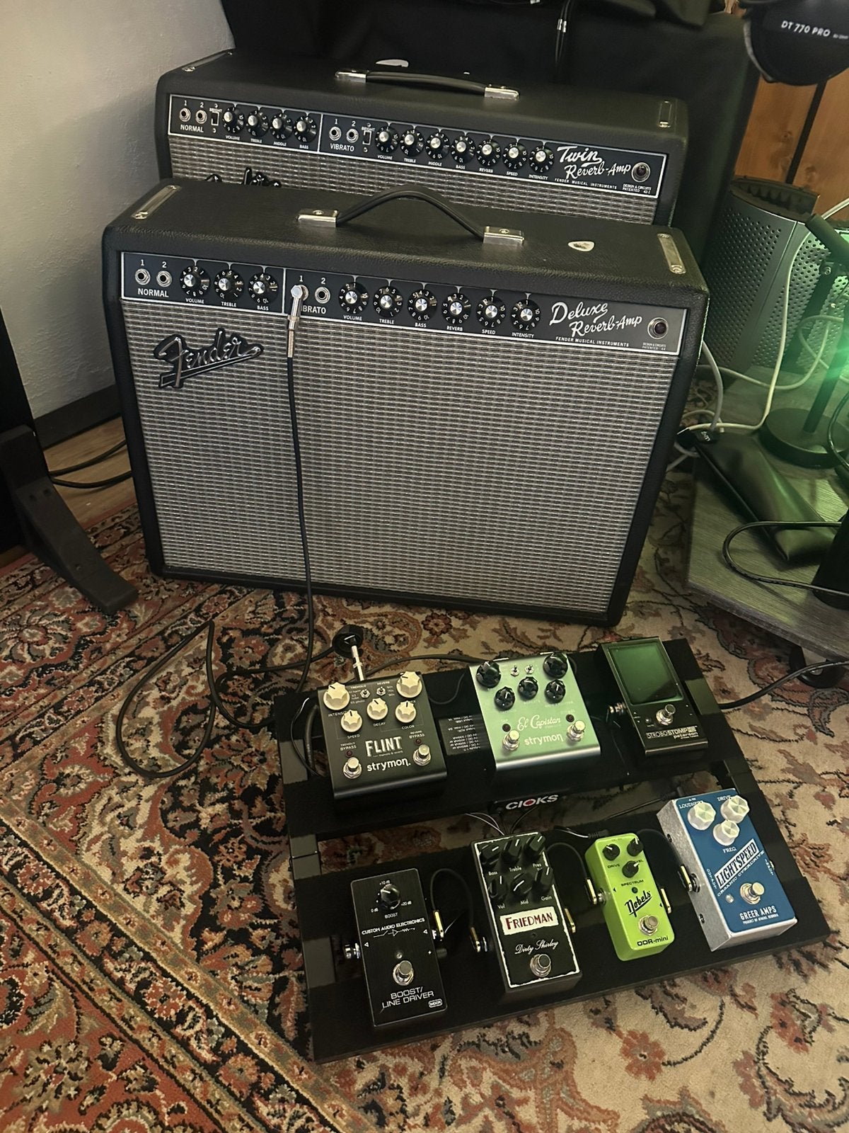 Fender amps en pedalboard, Ophalen of Verzenden, Zo goed als nieuw, Minder dan 50 watt