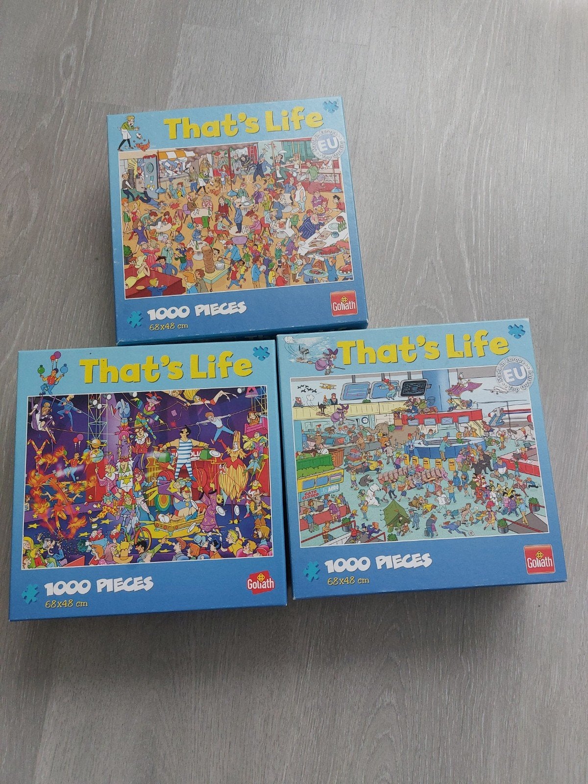 3 That's Life Puzzels - 1000 stukjes - Compleet, Ophalen of Verzenden, Gebruikt