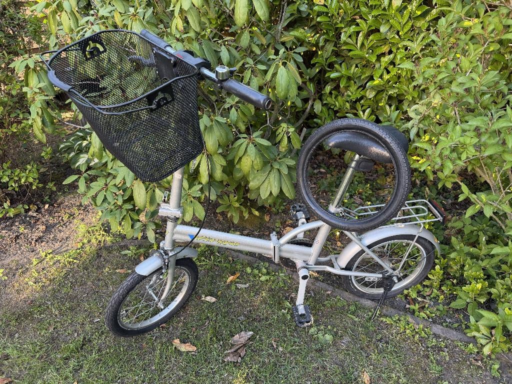 Vouwfiets virgo 16 inch, Fietsen en Brommers, Terugtraprem, Gebruikt, 16 tot 18 inch, Totaal opvouwbaar
