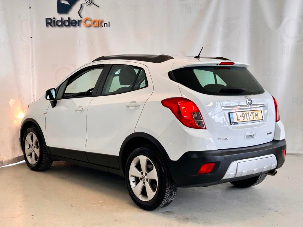 Opel Mokka 1.4 T Cosmo|AUTOMAAT|CRUISE|STOELVERW|AIRCO|ELEK, 15 km/l, Gebruikt, Euro 6, Wit