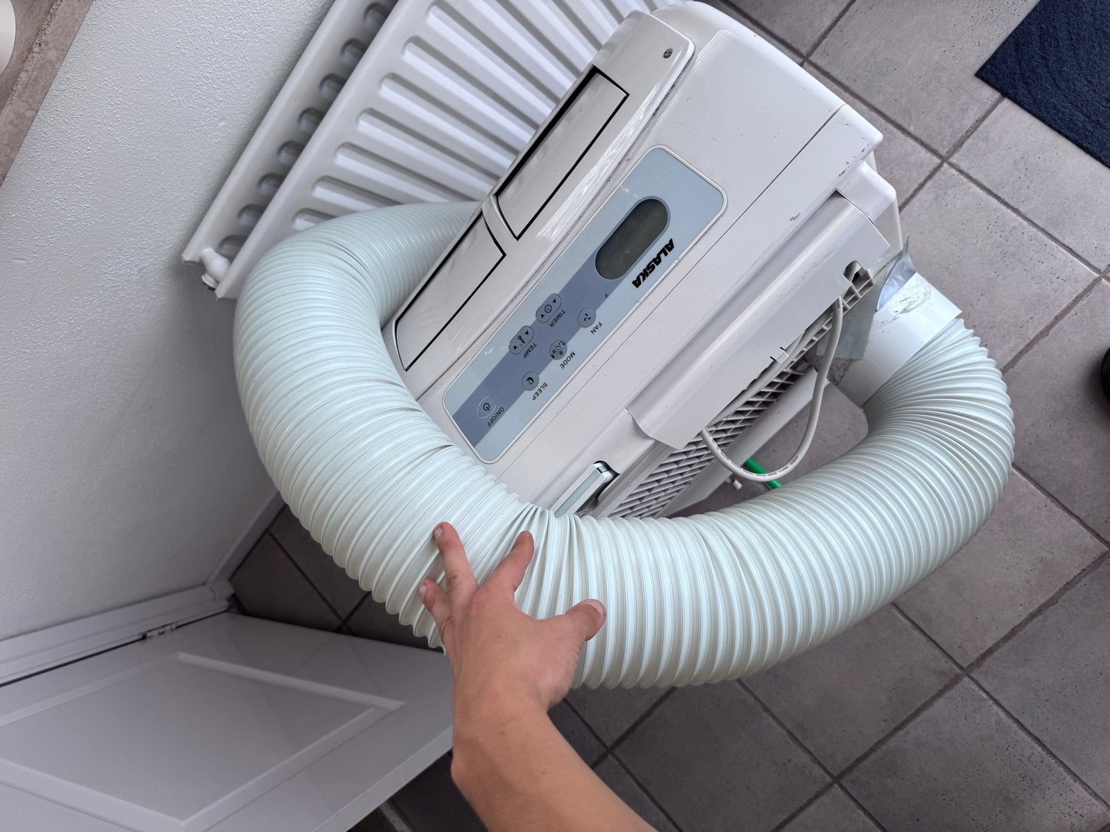 Alaska Mobiele Airco MAC12010 - Koelen en Ventileren, Witgoed en Apparatuur, Airco's, Ophalen, Gebruikt, Minder dan 60 m³, Timer