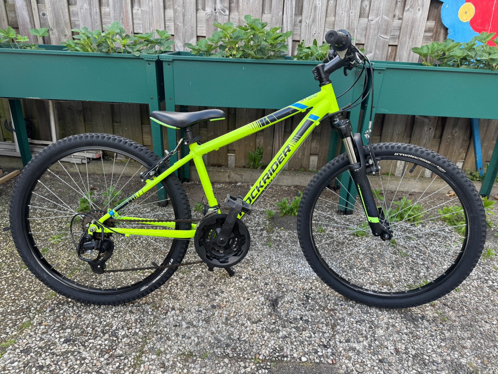 Stoere 24 inch Rockrider mountainbike / jongensfiets izgs, Fietsen en Brommers, Ophalen, Zo goed als nieuw, 24 inch, Versnellingen