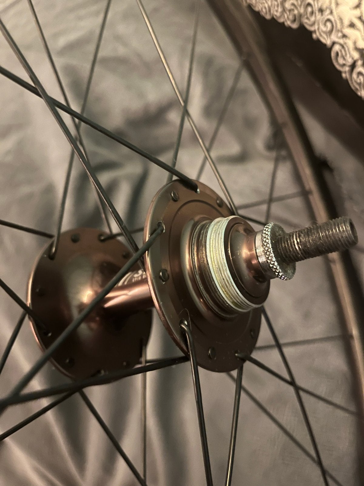 SPO track naaf met ZiPP Carbon Velg en Bronzen Naaf, Wiel, Ophalen of Verzenden, Zo goed als nieuw, Racefiets