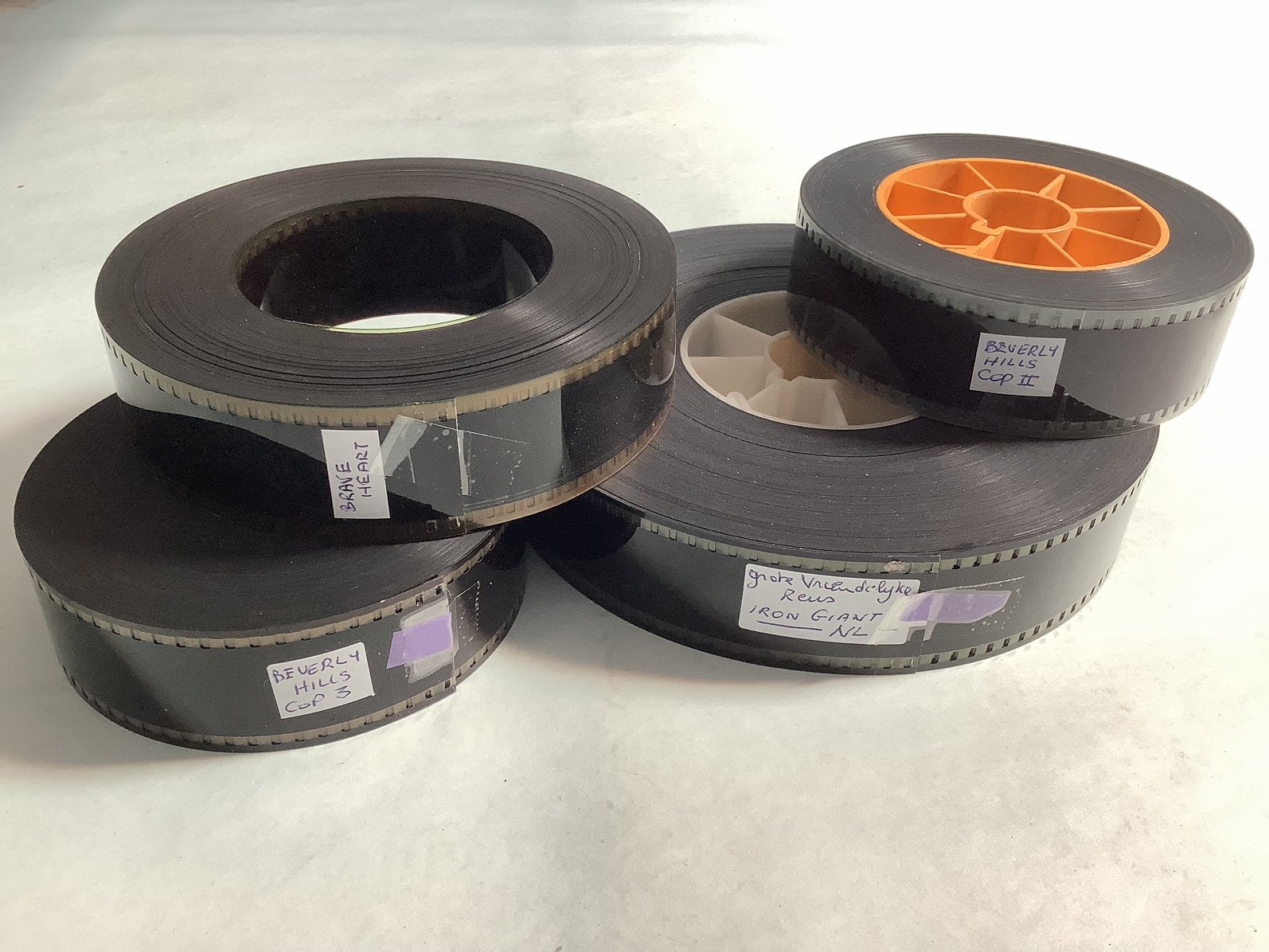LOT (4)  BIOSCOOP TRAILERS  35 mm, Ophalen, 35mm film