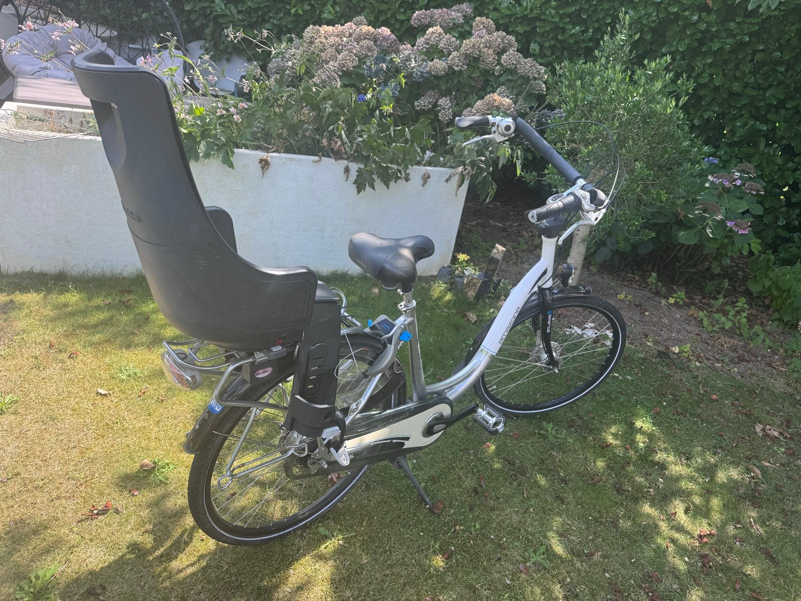 Sparta Amazone Moederfiets met Bobike zitje, Ophalen, 1 zitje, Gebruikt, Sparta