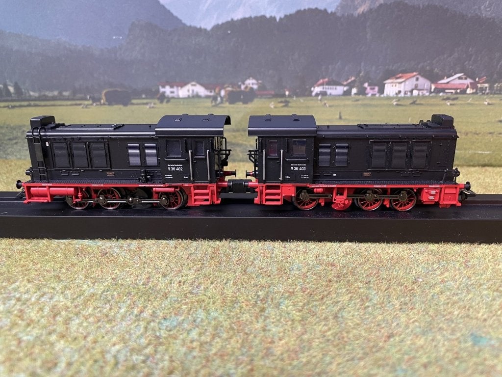 Märklin 37355 BR V 36 + V 36 DB | Diesellok dubbeltractie., Wisselstroom, Treinset, Ophalen of Verzenden, Zo goed als nieuw
