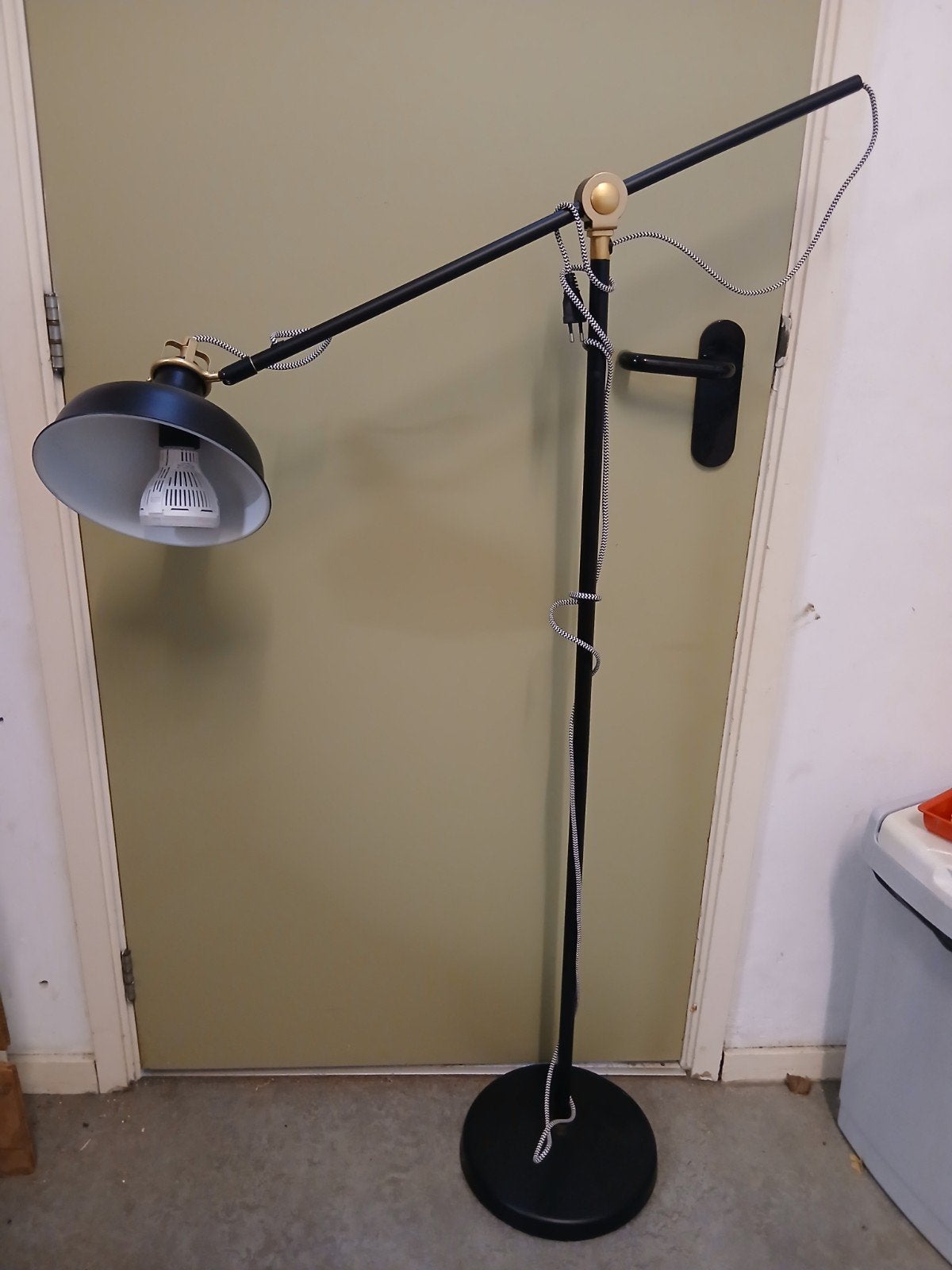 Ikea sfeerlamp, leeslamp, Ophalen, Gebruikt, Metaal, Minder dan 100 cm