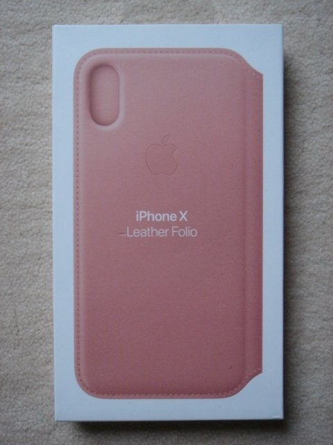 Originele APPLE iPhone X Leather Folio Soft Pink - NIEUW!, Telecommunicatie, Mobiele telefoons | Hoesjes en Frontjes | Apple iPhone