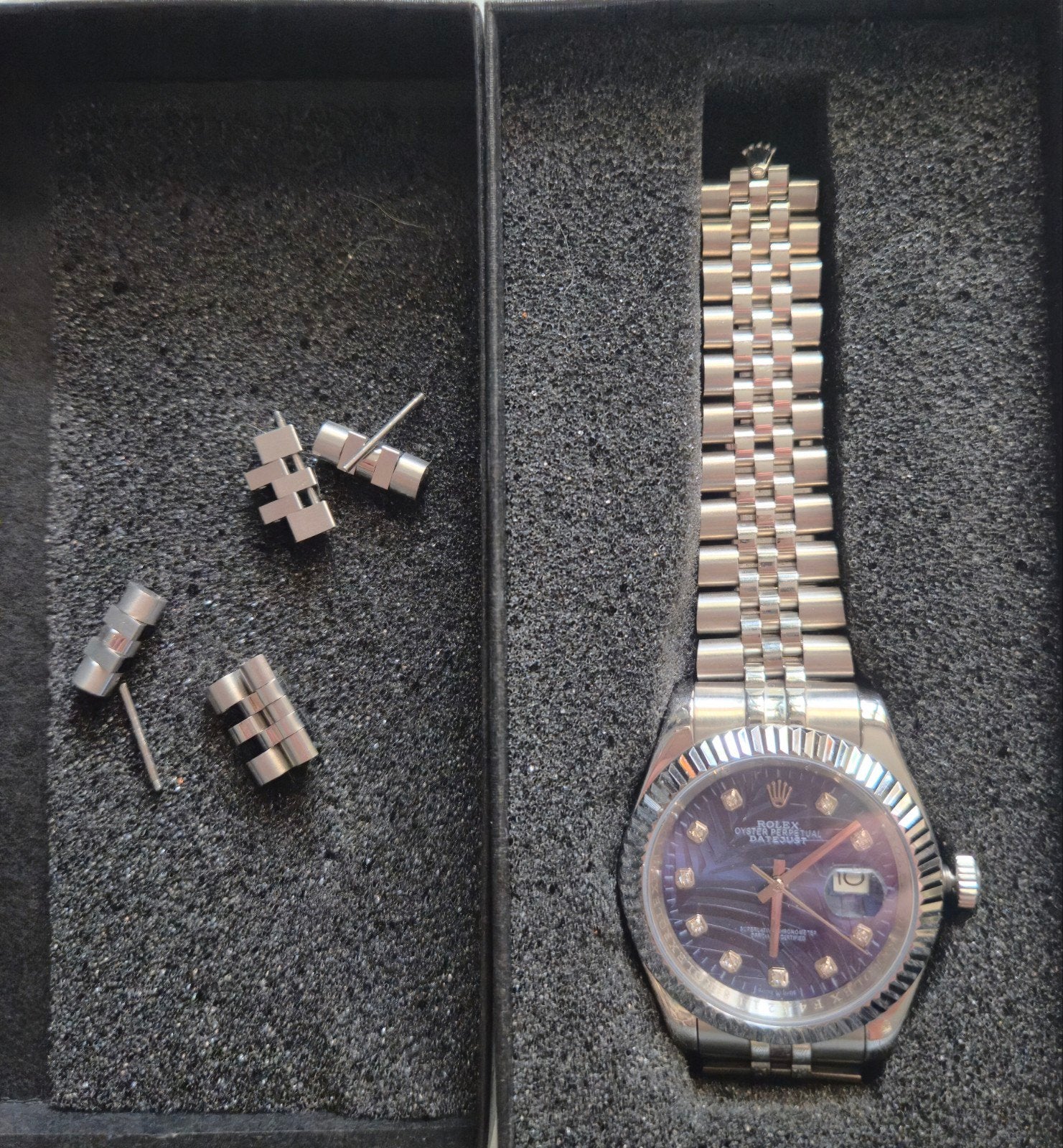Mooi horloge, hele stevige/ goededupe!, Overige merken, Staal, Staal, Polshorloge