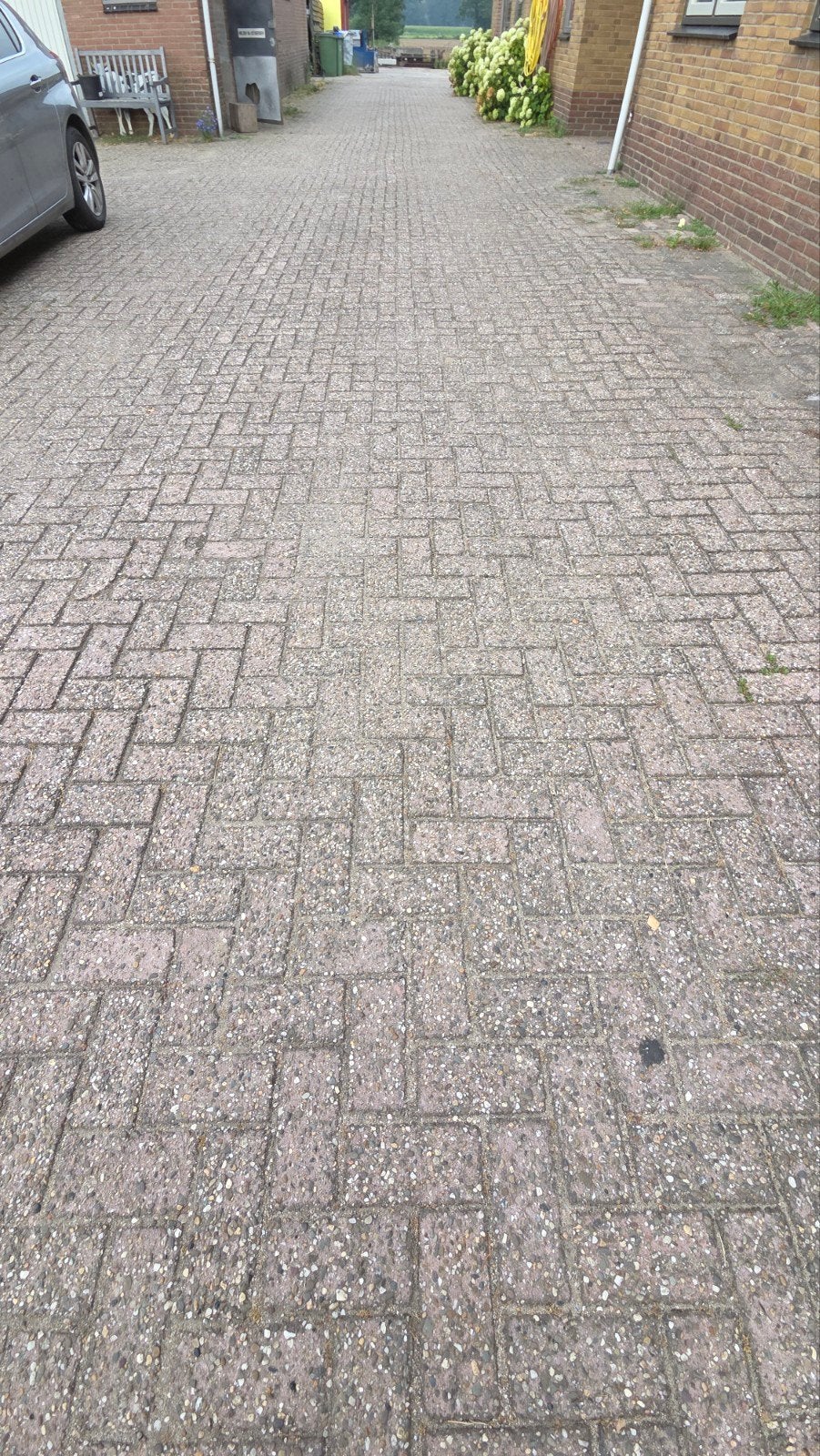 BKK Heidekleur Klinkers - Gebruikt circa 270 meter, Tuin en Terras, Ophalen of Verzenden, Gebruikt, Beton, Klinkers