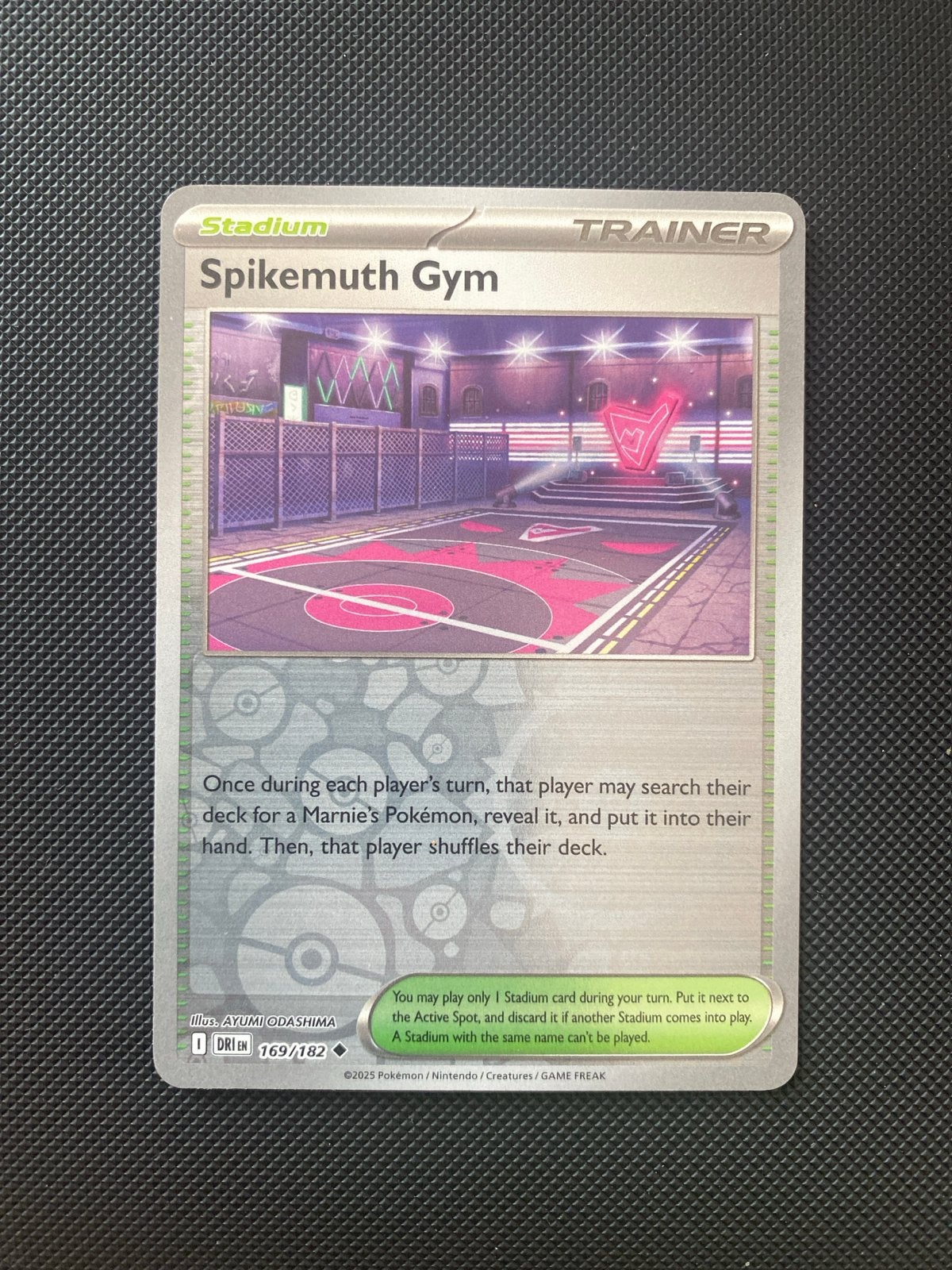 Spikemuth Gym 169/182 Reverse Holo Destined Rivals, Hobby en Vrije tijd, Verzamelkaartspellen | Pokémon, Zo goed als nieuw, Losse kaart