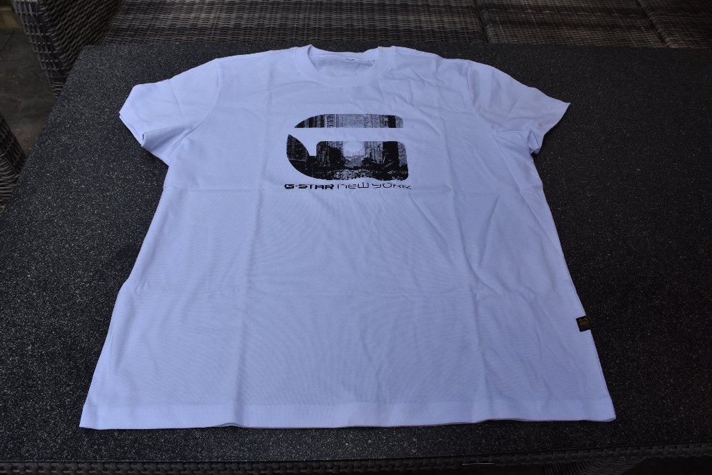 T-shirt G-star maat XL, Kleding | Heren, T-shirts, G-Star Raw, Wit, Maat 56/58 (XL), Ophalen of Verzenden