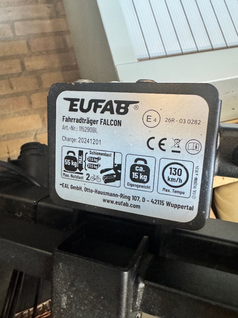 Falcon fietsendrager te koop, Auto diversen, Fietsendragers, Ophalen, Elektrische fiets, Zo goed als nieuw, 2 fietsen