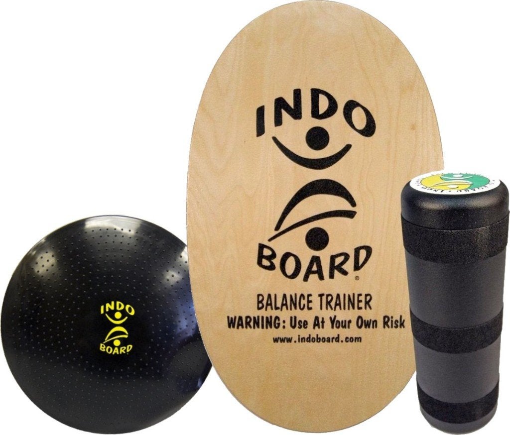 Indo Board Set Roller + Kussen, Sport en Fitness, Overige Sport en Fitness, Ophalen, Zo goed als nieuw