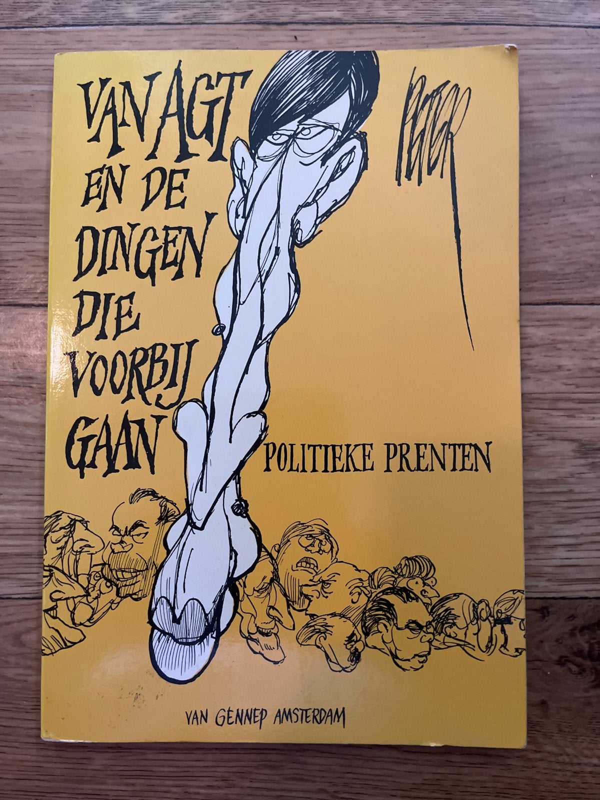 Van Agt en de dingen die voorbij gaan - Politieke Prenten, Ophalen of Verzenden, Gelezen, Cartoons