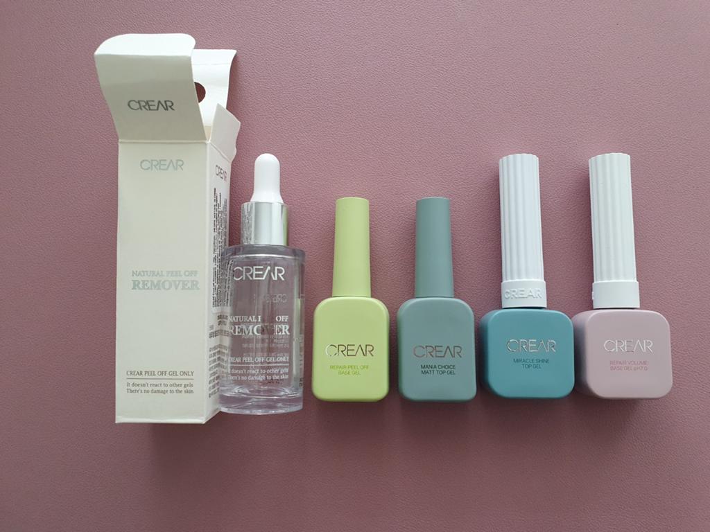 Crear Nagelverzorgingsset: Top Coat, Base Gel & Remover, Overige kleuren, Verzenden, Nieuw, Handen en Nagels