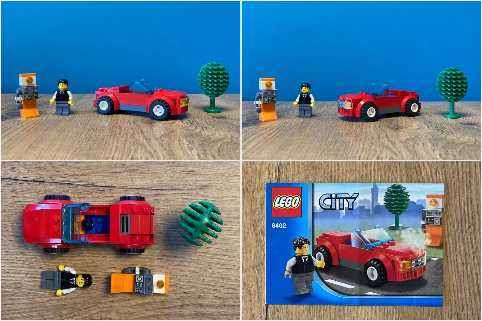 Lego City 8402 Sports Car, Ophalen, Gebruikt
