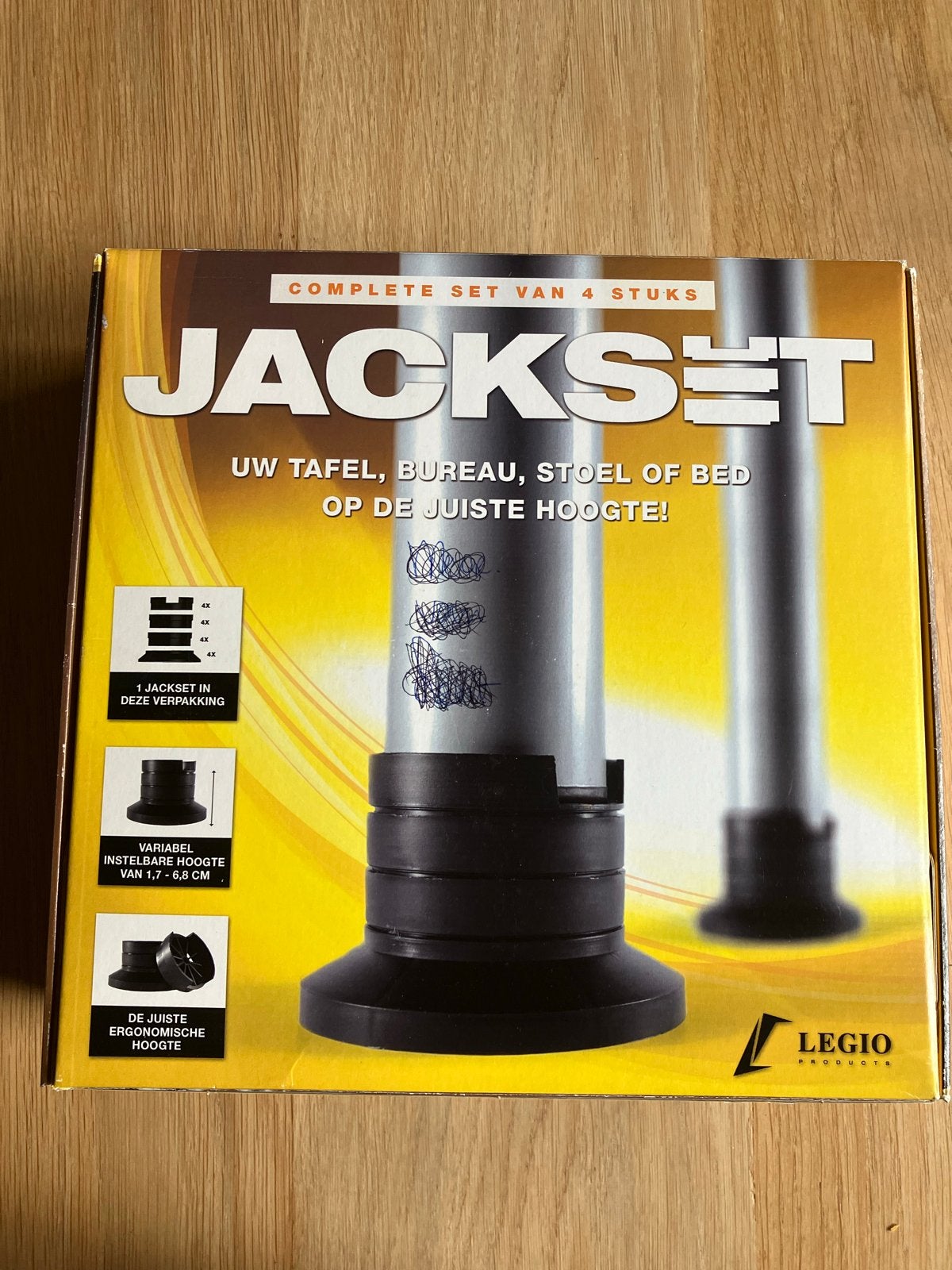 Jackset - Verhogers voor meubilair en apparatuur, Ophalen of Verzenden, Gebruikt
