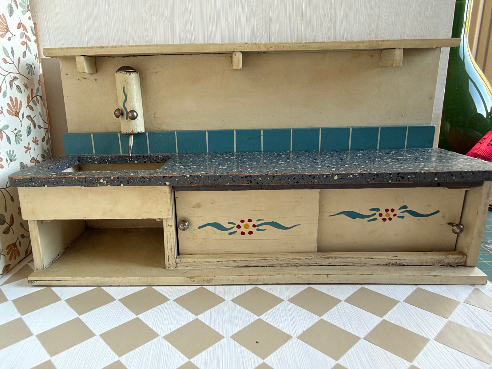 Vintage Poppenhuis Meubels en Accessoires, Ophalen of Verzenden, Gebruikt, Toebehoren