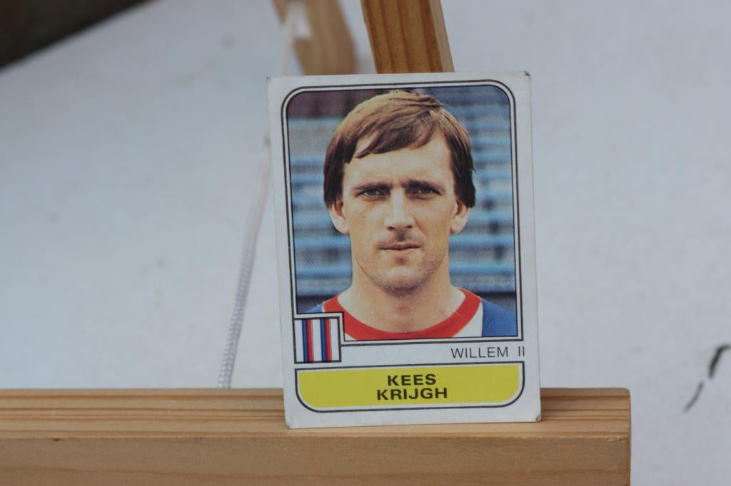 Kees Krijgh Willem II Panini Voetbal 82, Verzamelen, Ophalen of Verzenden, Zo goed als nieuw, Willem II, Poster, Plaatje of Sticker