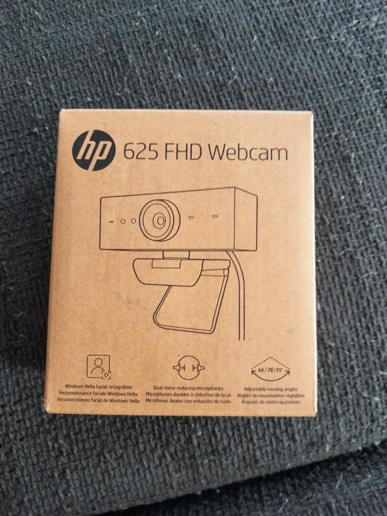 HP 625 FHD-webcam, Computers en Software, Ophalen of Verzenden, Nieuw, HP, Windows