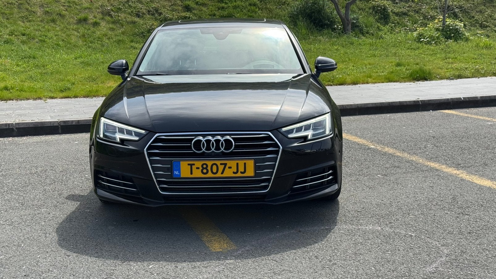 Audi A4 2.0 TFSI 252pk 2017 PANO | B&O en meer, 4 cilinders, 1984 cc, Zwart, Lane Keeping Assist