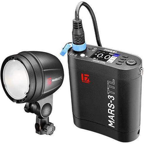 Jinbei Mars-3 TTL Flitser + 2 Accu's + TR-Q6S Sony Trigger, Ophalen of Verzenden, Zo goed als nieuw