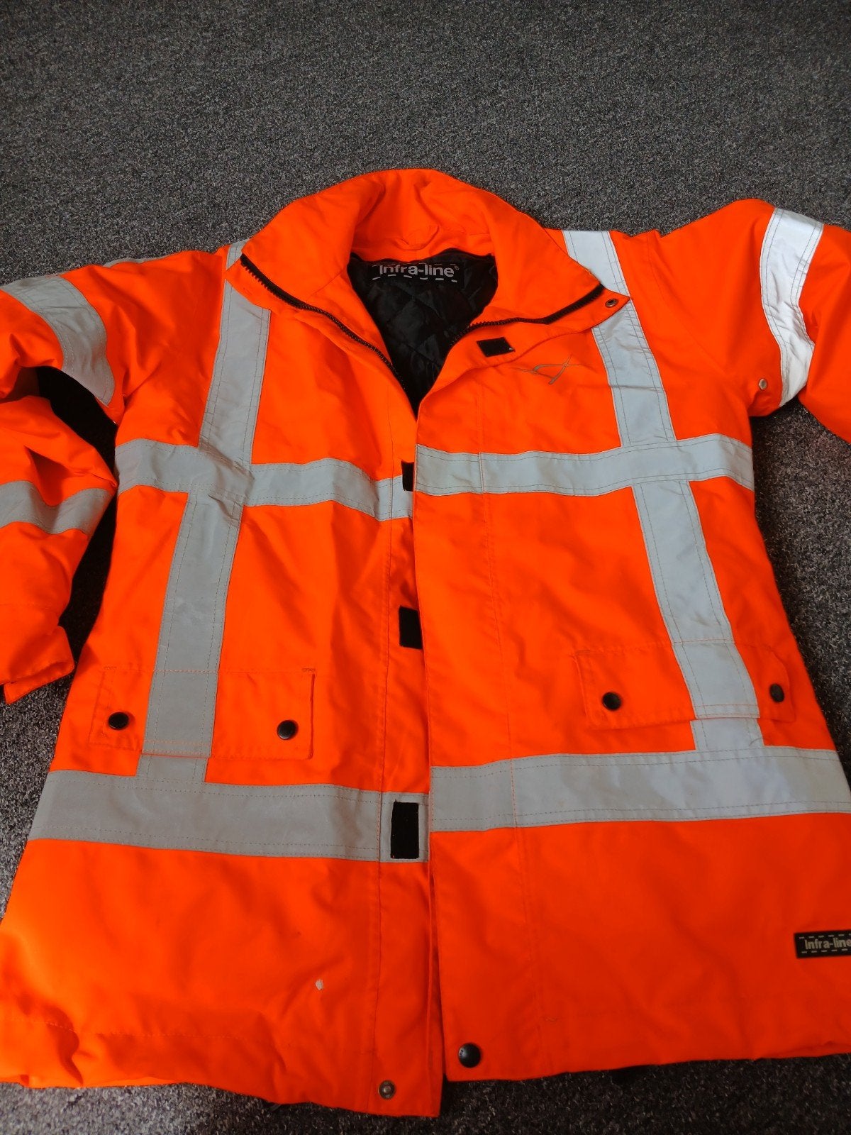 Reflectiejas met binnen voering maat l, Tuin en Terras, Werkkleding, Ophalen of Verzenden, Zo goed als nieuw, Broek