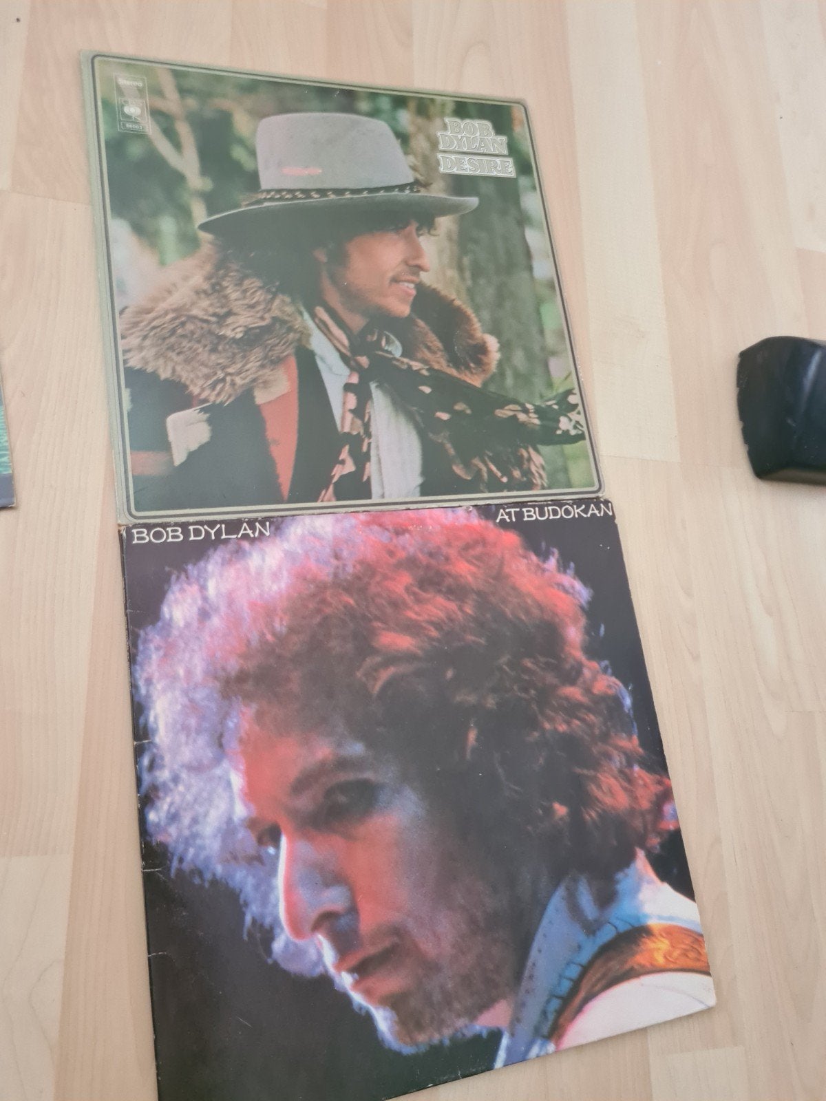 2 Bob Dylan LP's: Desire & At Budokan - Pop/Rock Vinyl, Ophalen, LP, Gebruikt, Pop