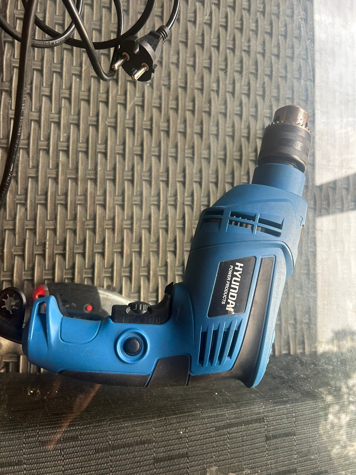 Hyundai boormachine als nieuw, Doe-het-zelf en Verbouw, Ophalen of Verzenden, Zo goed als nieuw, Boormachine