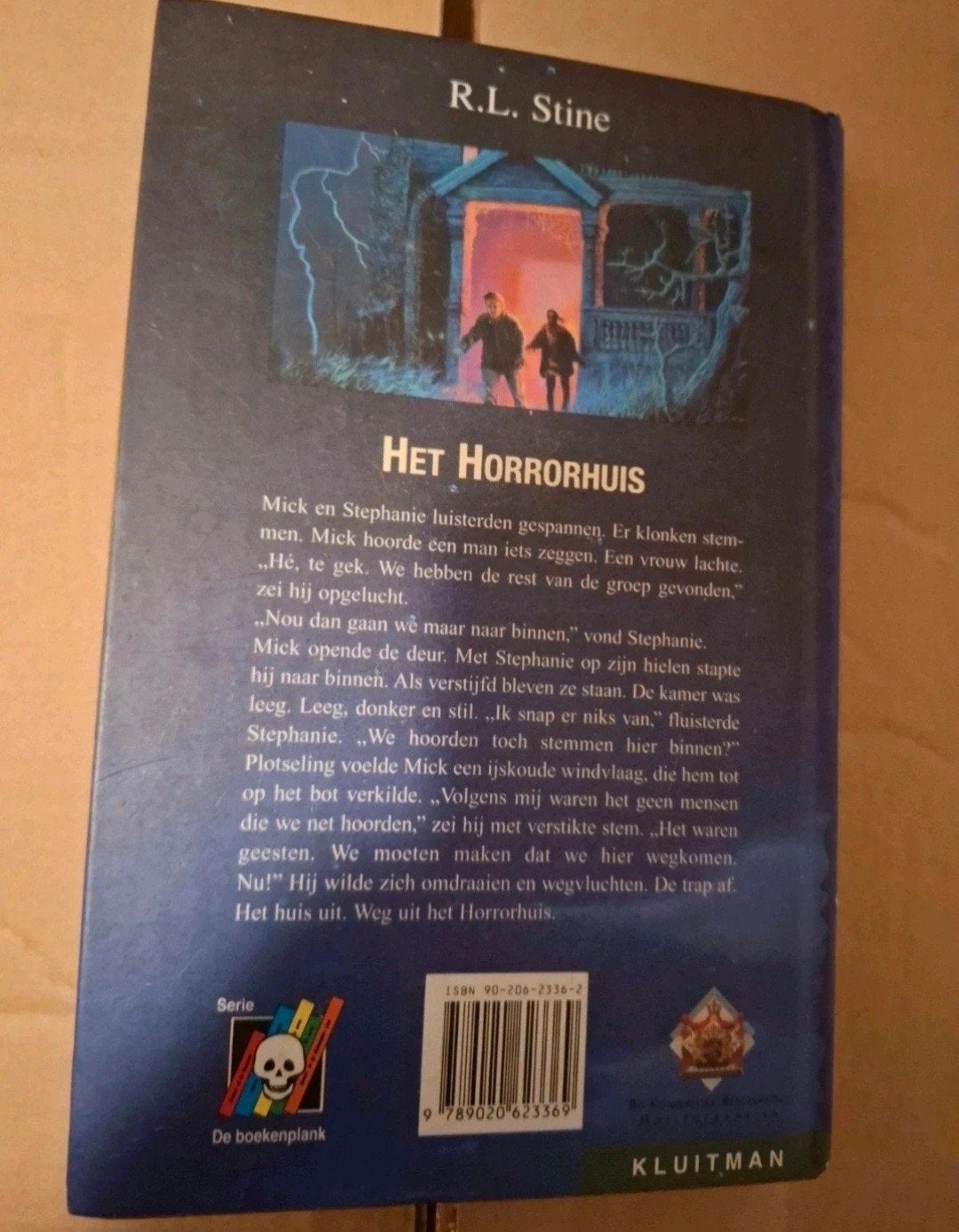 Kippenvel: Het Horrorhuis - R.L. Stine, Ophalen of Verzenden, Gelezen, R.L. Stine, Nederland