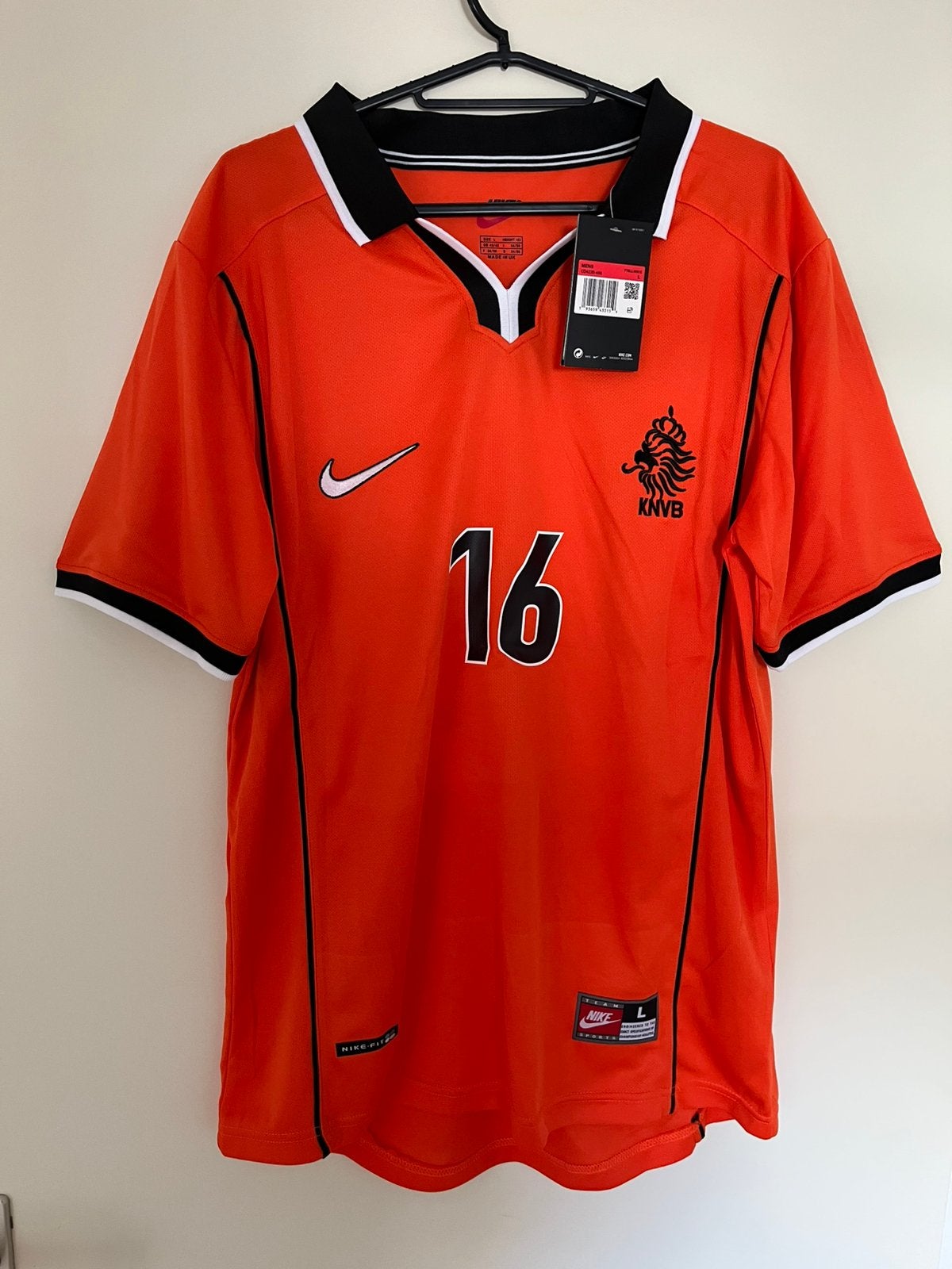 Voetbalshirt Nederlands elftal 1998 Davids, Maat L, Ophalen of Verzenden, Nieuw, Shirt