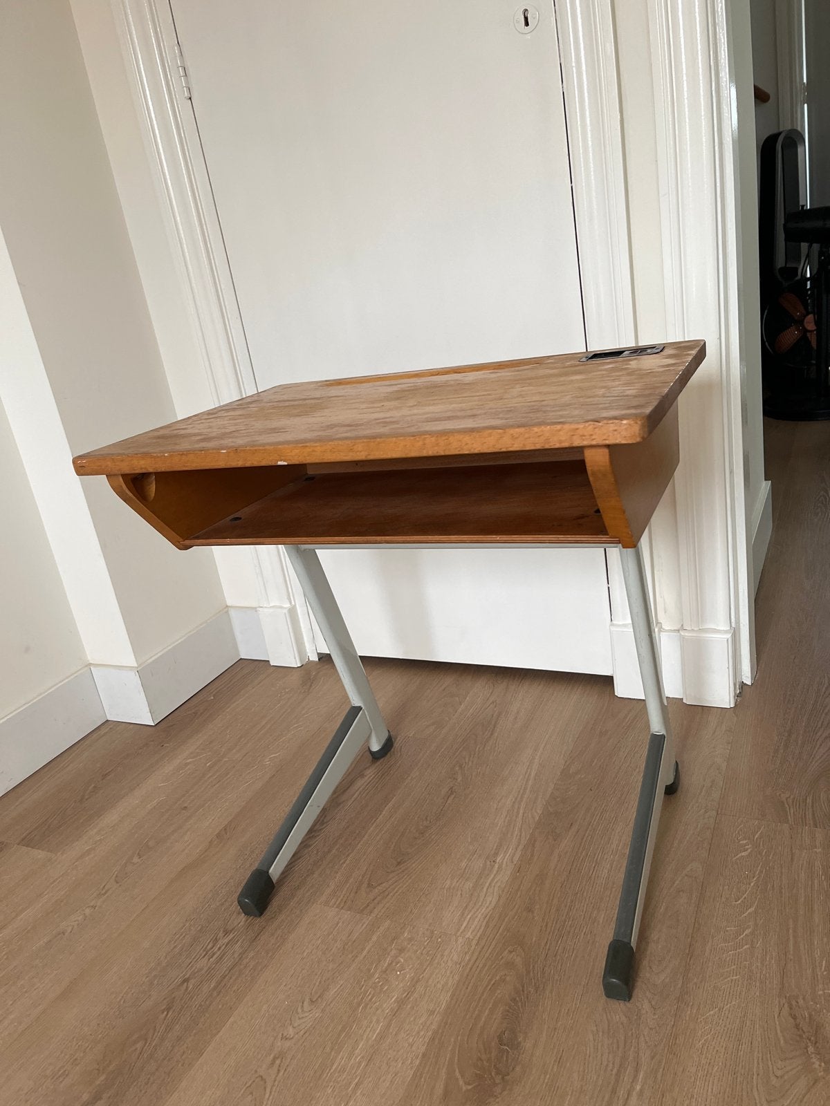 Vintage Schoolbureau - Houten Kinderbureau, Ophalen, Gebruikt, Hout, Schoolbureau