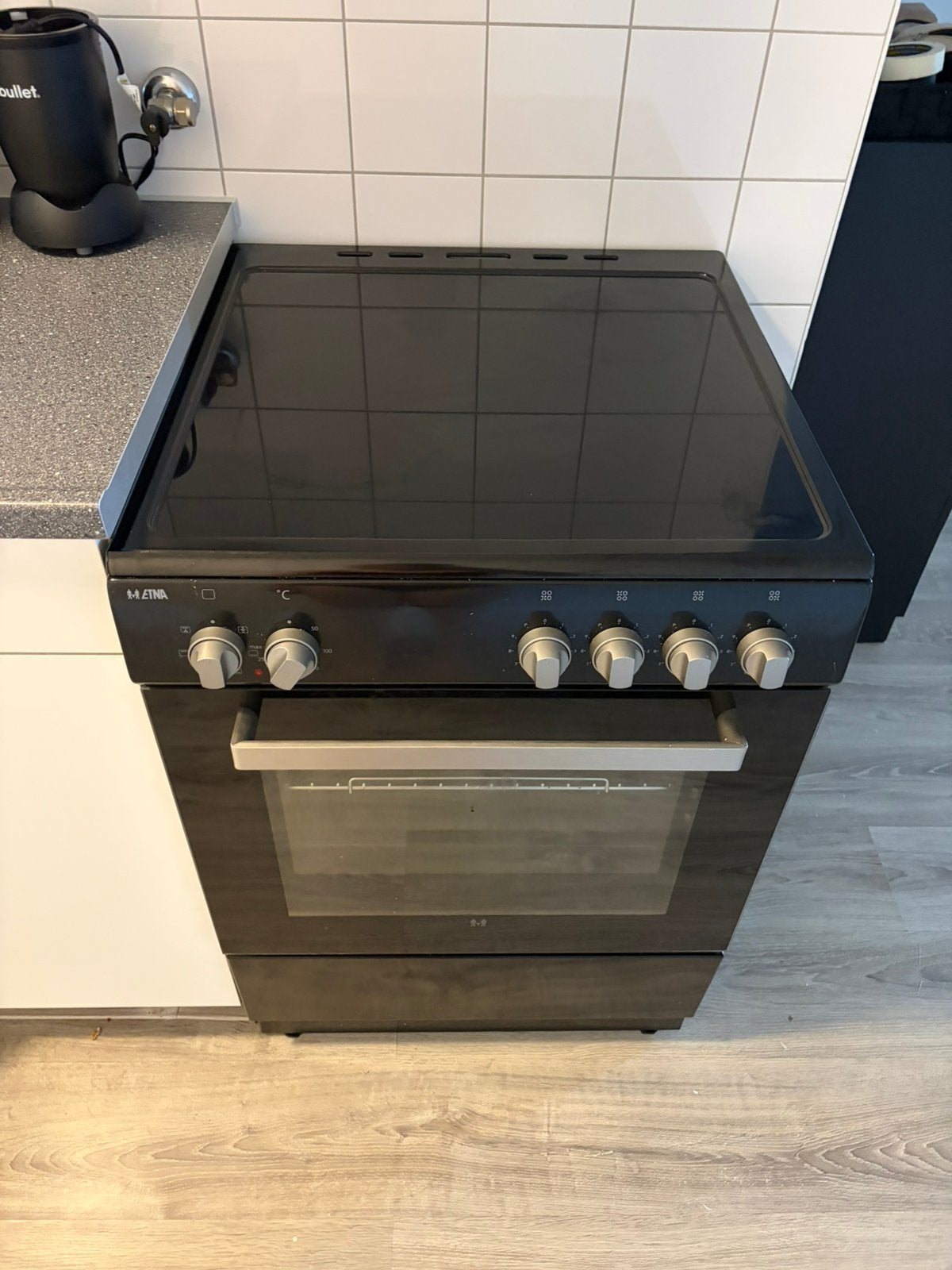 Etna inductiefornuis met oven, Ophalen, 4 kookzones, Zo goed als nieuw, Inductie