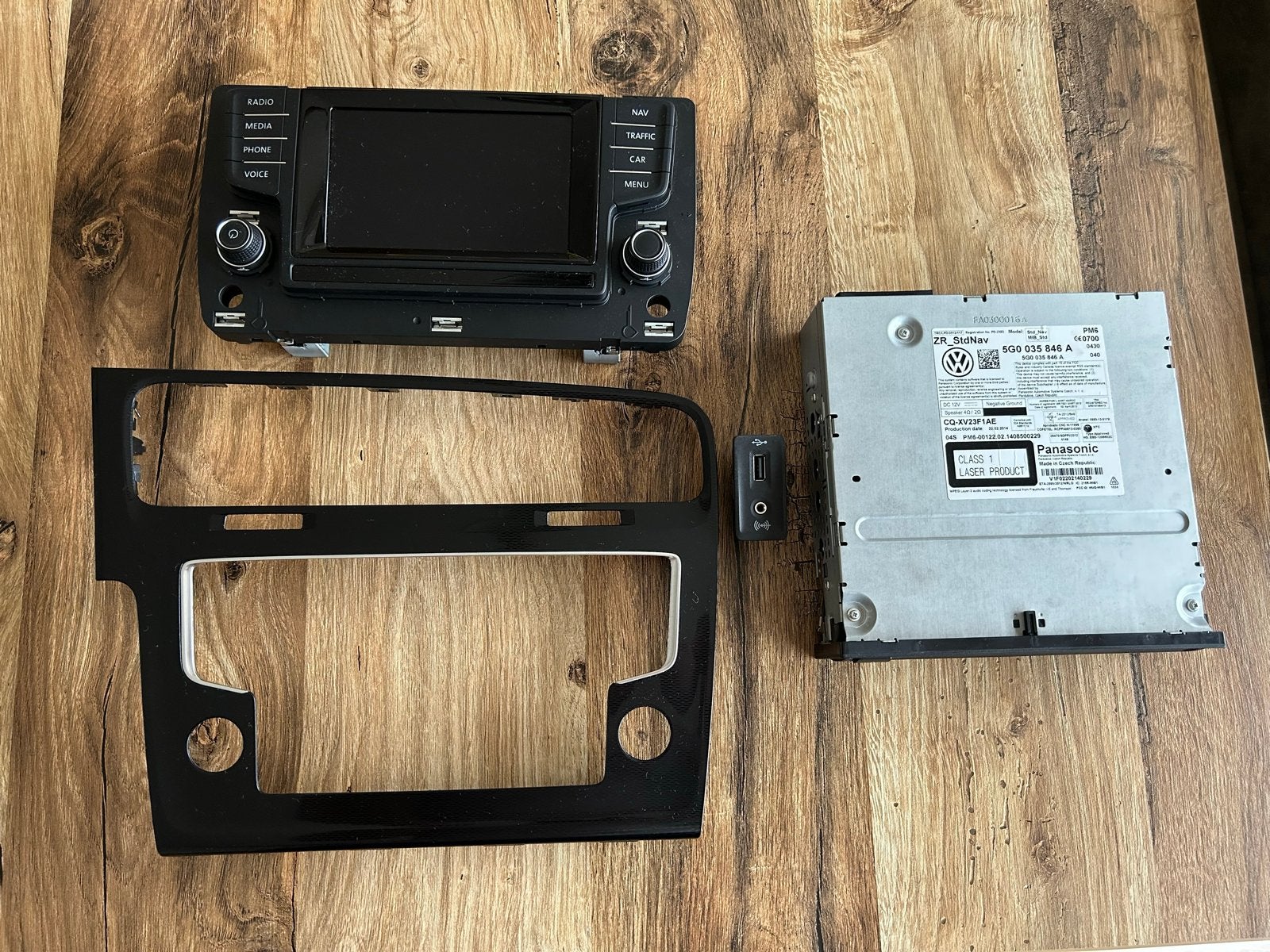 VW Golf 7 Discover Media MIB1 Navigatie Radio Unit, Ophalen of Verzenden, Gebruikt