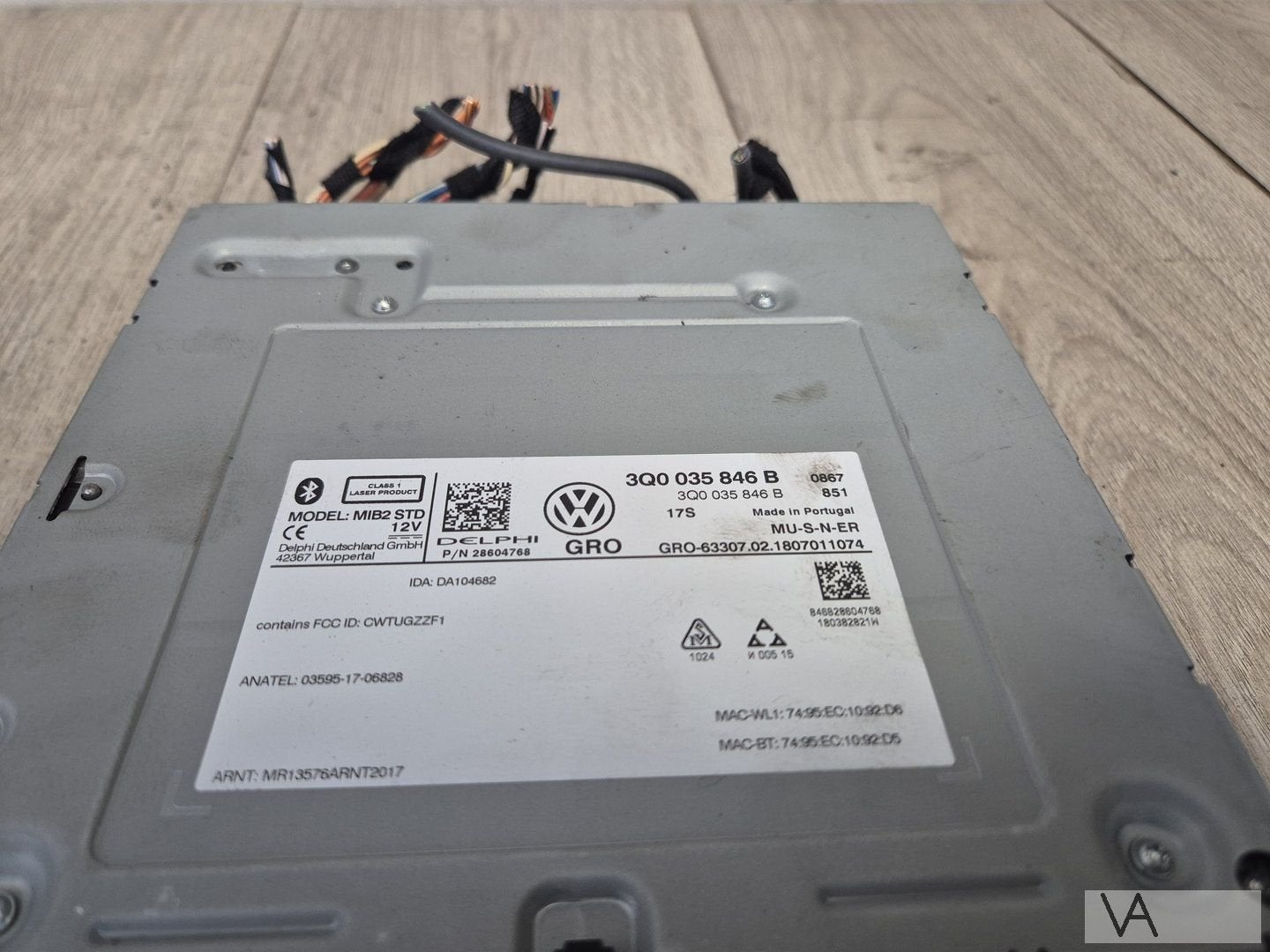 Radio navigatie module VW Golf 7 / Polo / T-roc 3q0035846b, Ophalen of Verzenden, -, -, -