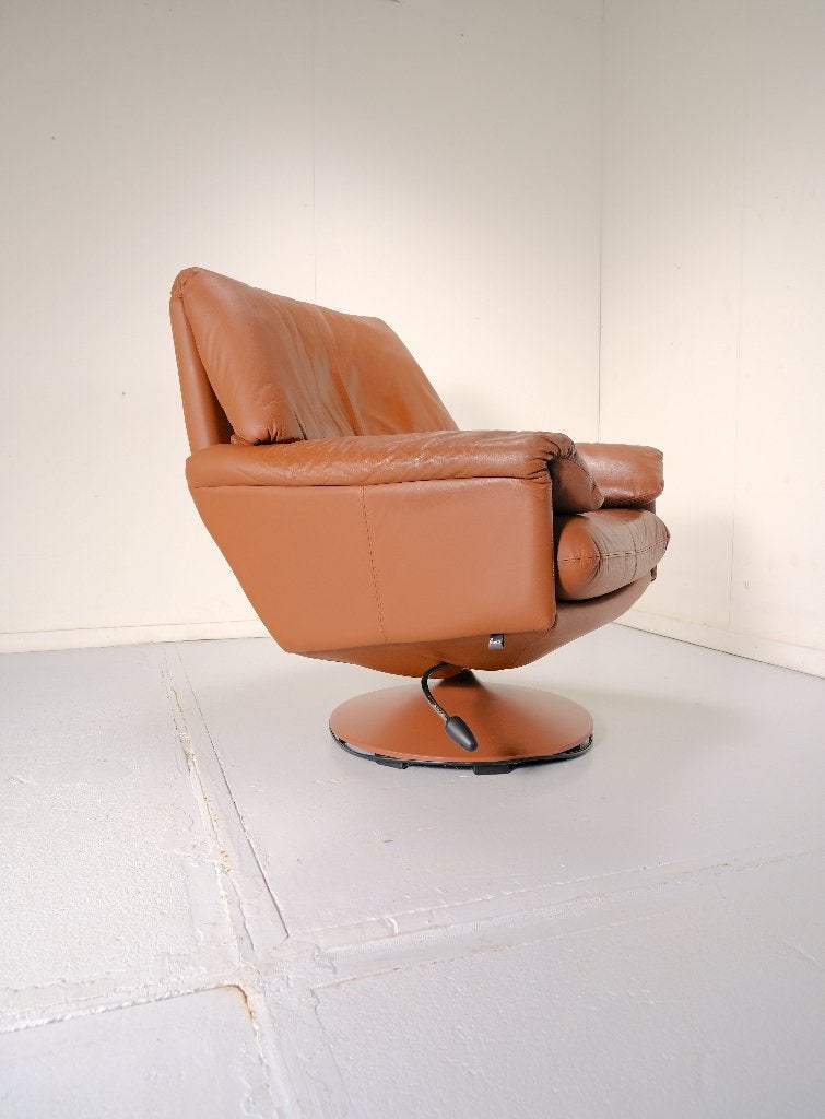 Fauteuil (Leolux, CeCe, draai), Huis en Inrichting, Ophalen, Gebruikt, 75 tot 100 cm, 75 tot 100 cm