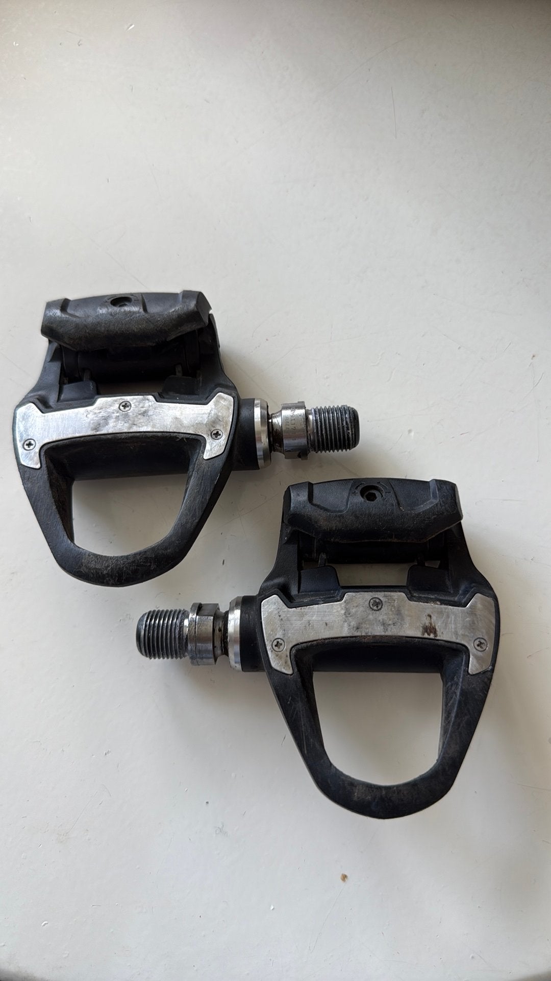 Garmin Rally RS200 vermogensmeter pedalen (SPD-SL), Gebruikt, Ophalen of Verzenden, Gravelbike, Carbon