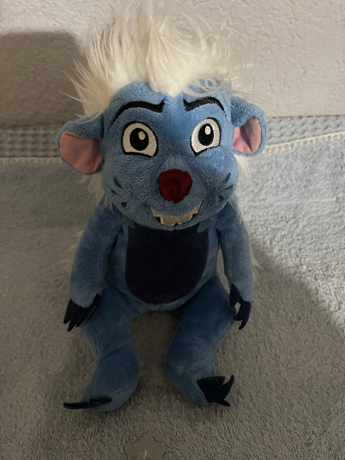 Leuk blauw knuffelbeestje, zo goed als nieuw, Overige typen, Blauw, Ophalen of Verzenden, Zo goed als nieuw