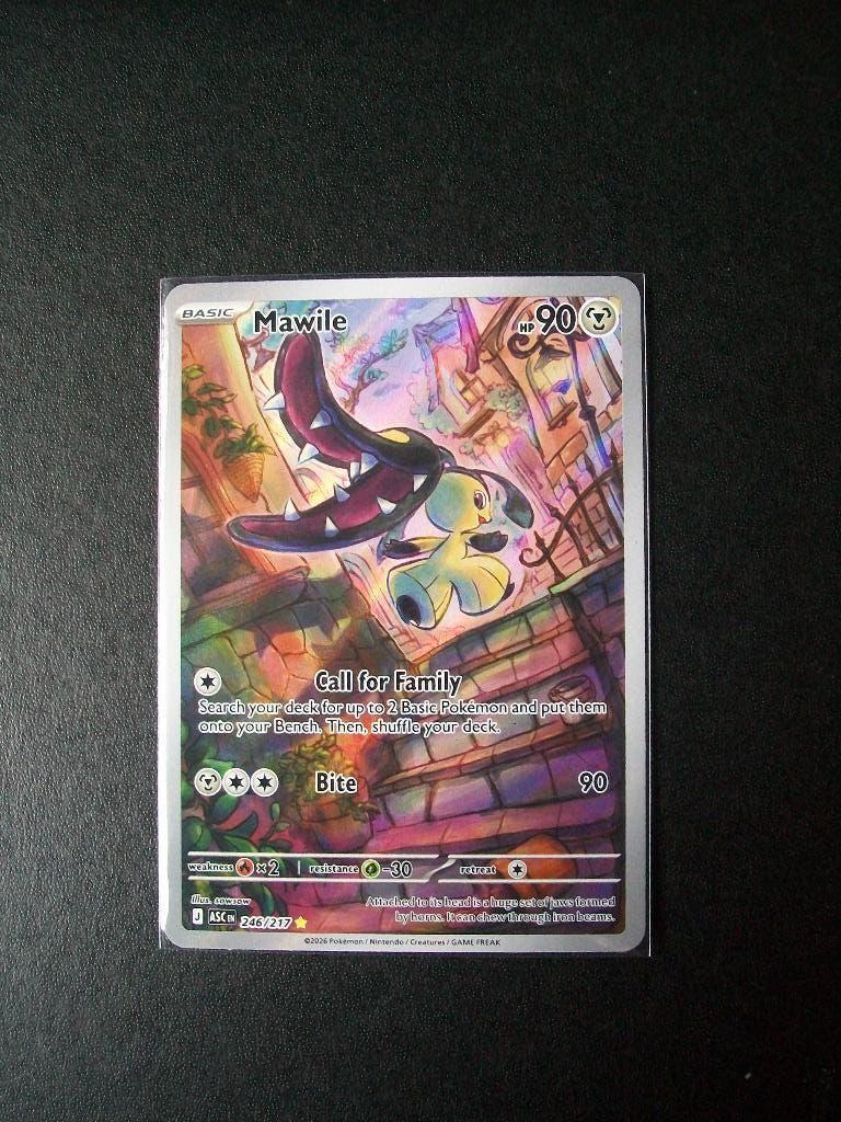 2076. Nieuwe Pokemon Kaart Secret MAWILE HP 90 (246/217), Verzenden, Nieuw, Losse kaart, Foil