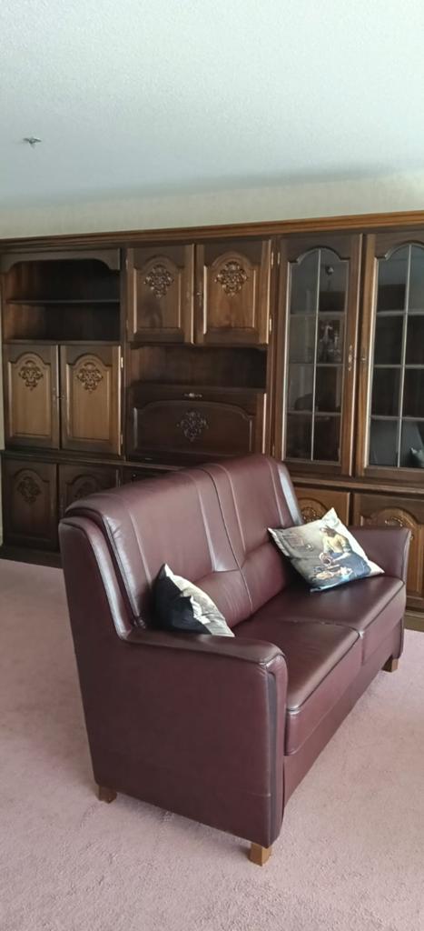 Bankstel, Huis en Inrichting, Ophalen, Gebruikt, Leer